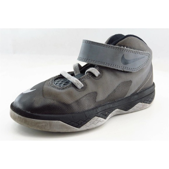 Nike Lebron James Gray Synthetic Athletic Toddler Boys Sz‎ 10 - Picture 1 of 6